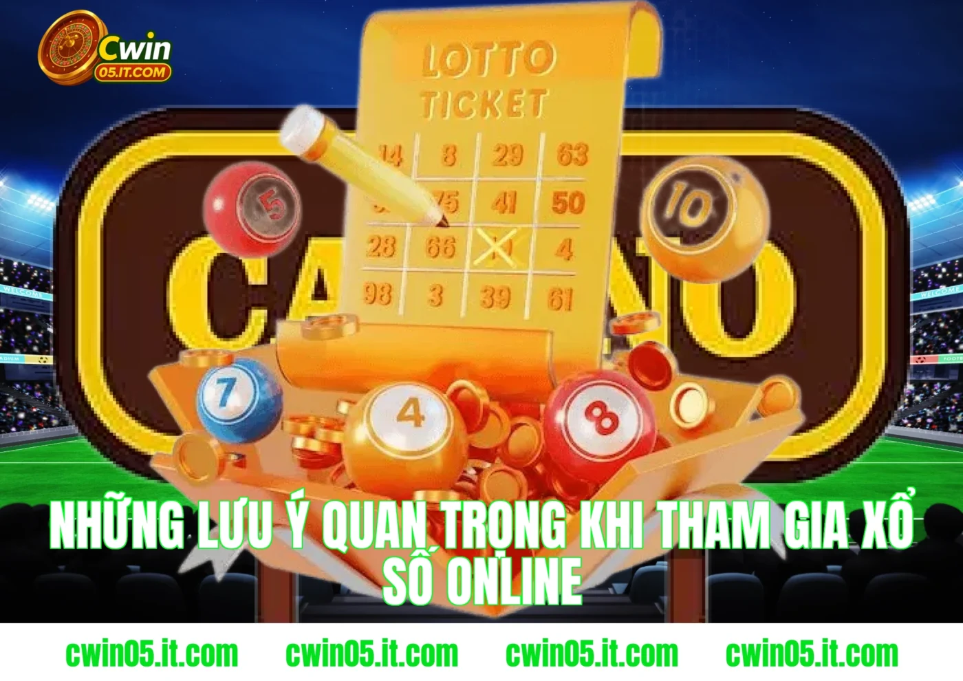 Những lưu ý quan trọng khi tham gia xổ số online